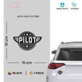 Fly High Pilot Emblem for Trucks